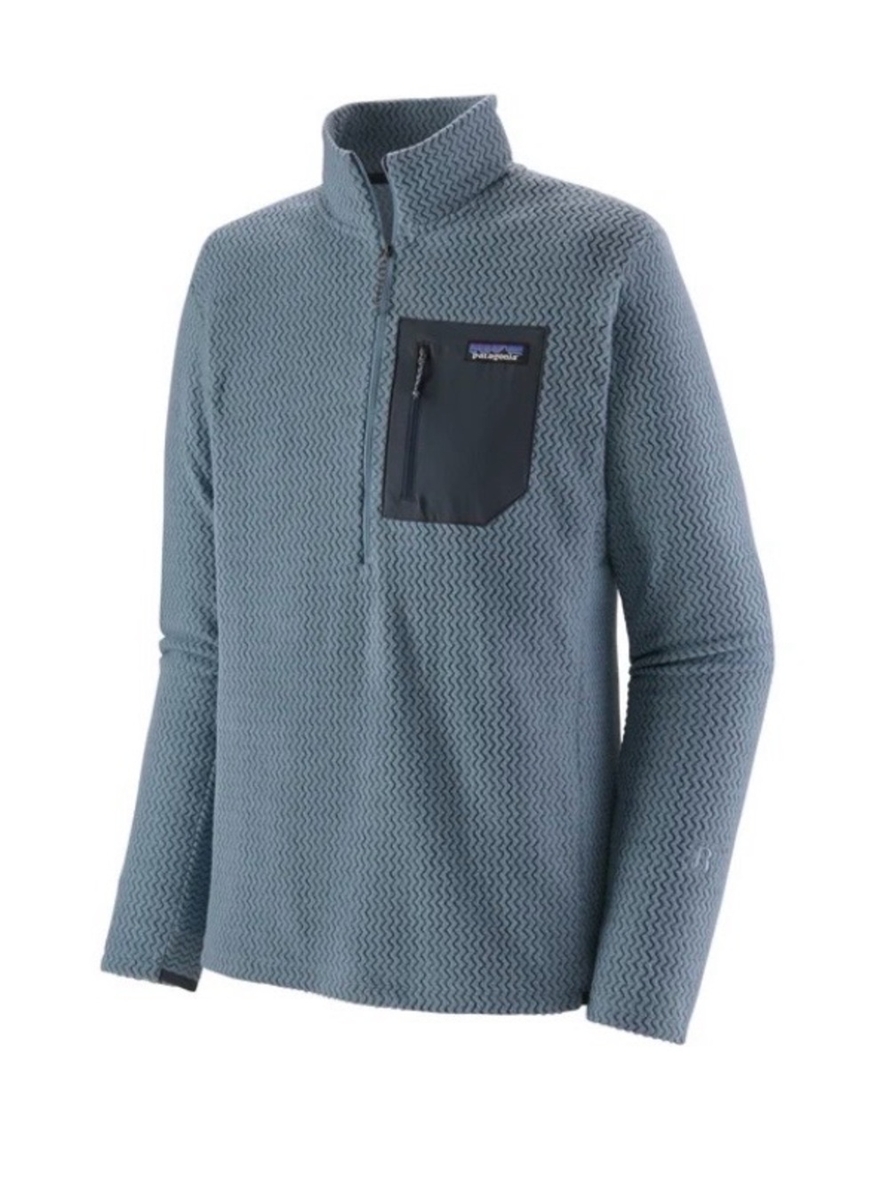 Patagonia Men's R1® Air Zip-Neck Pullover Outdoors zigzag pattern Size Large